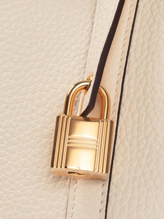 Hermes Picotin Lock 18 Beton Taurillon Clemence Leather Tote - Picture 8 of 13